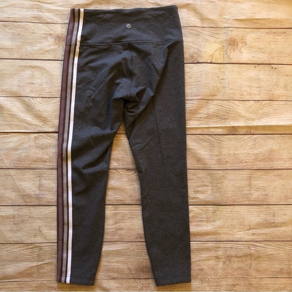 Lululemon Take A Hint 7/8 Tight *25" - Heathered Black - Picture 6 of 6